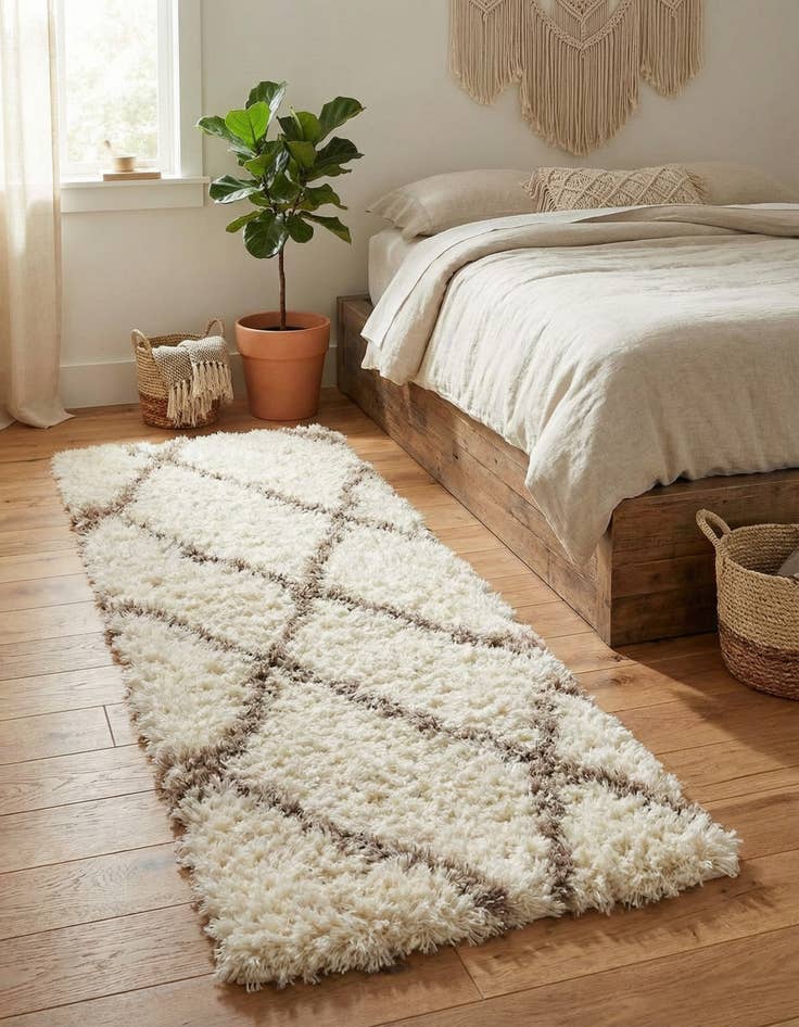 Detail image of 2' x 6' Infinity Shag Runner Rug