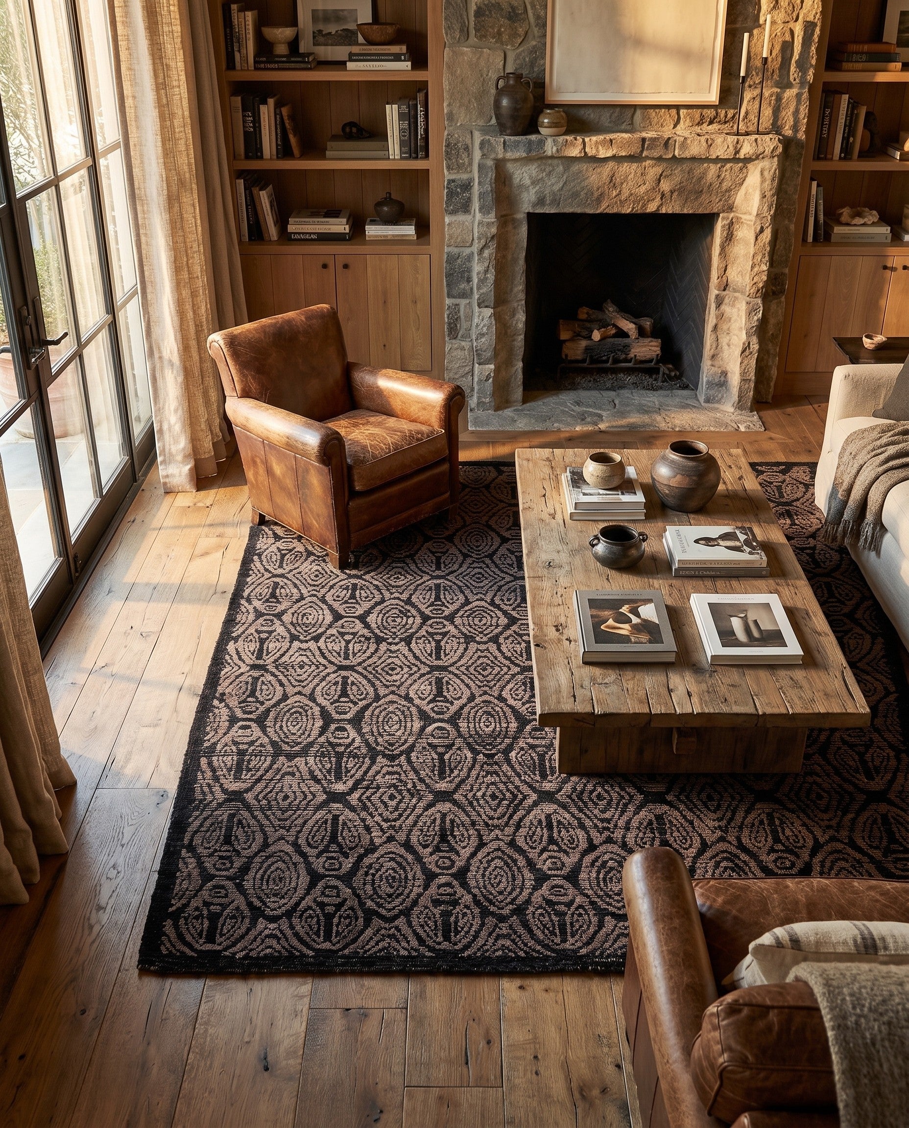 8' 4 x 9' 9 Hand Knotted Darya Wool Rug