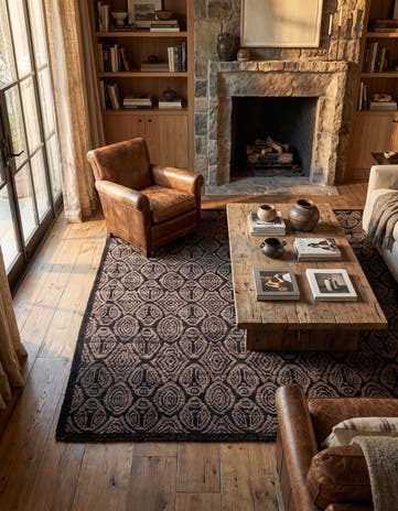 8' 4 x 9' 9 Hand Knotted Darya Wool Rug