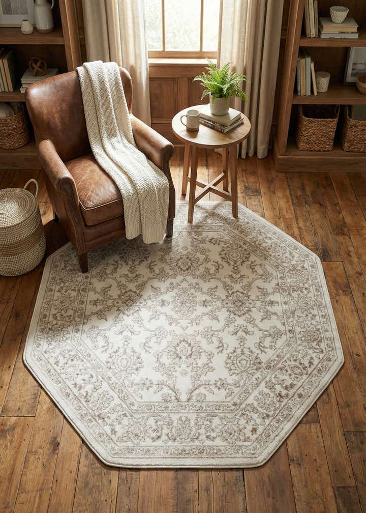 5' 3 x 5' 3 Charlotte Octagon Rug