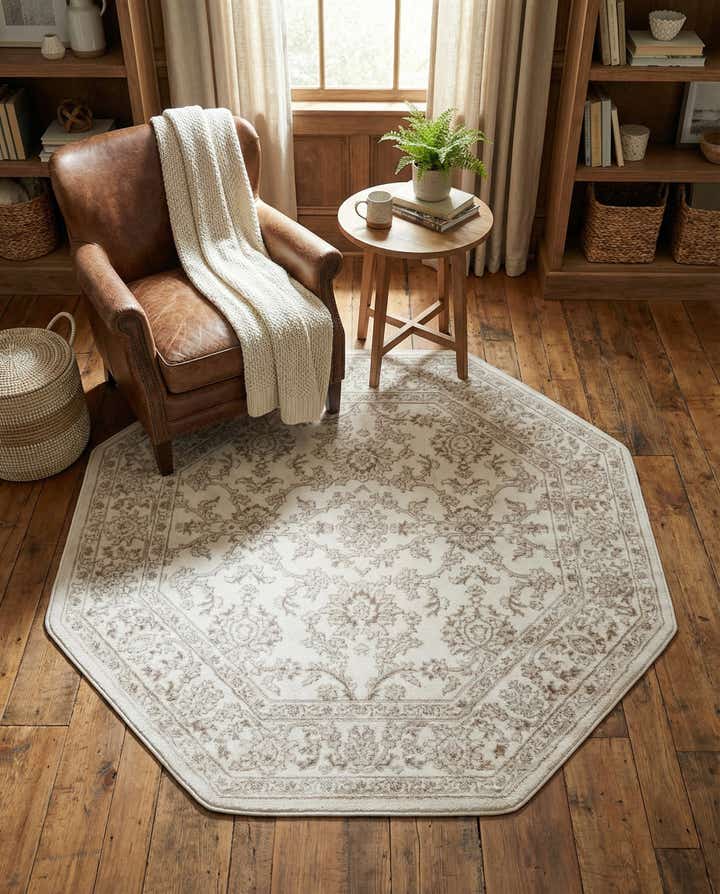 5' 3 x 5' 3 Charlotte Octagon Rug