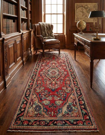 3' 5 x 9' 10 Hand Knotted Liliyan Persian Wool Runner Rug