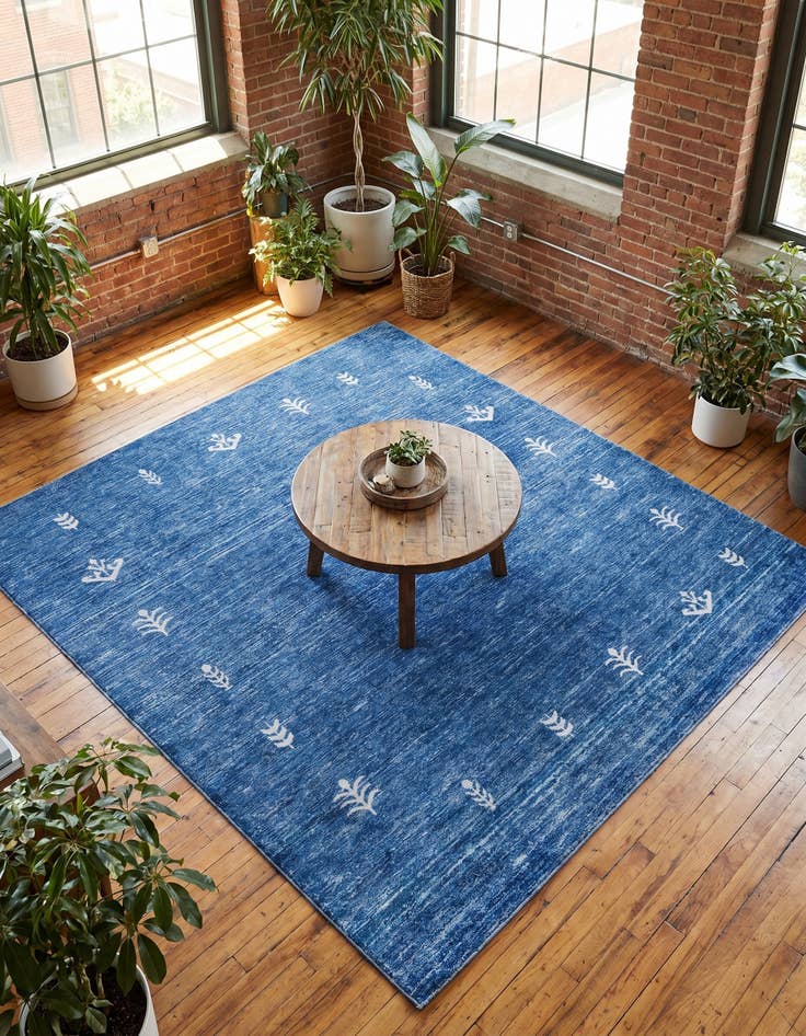 Detail image of 7' 10 x 7' 10 Gabbeh Square Rug