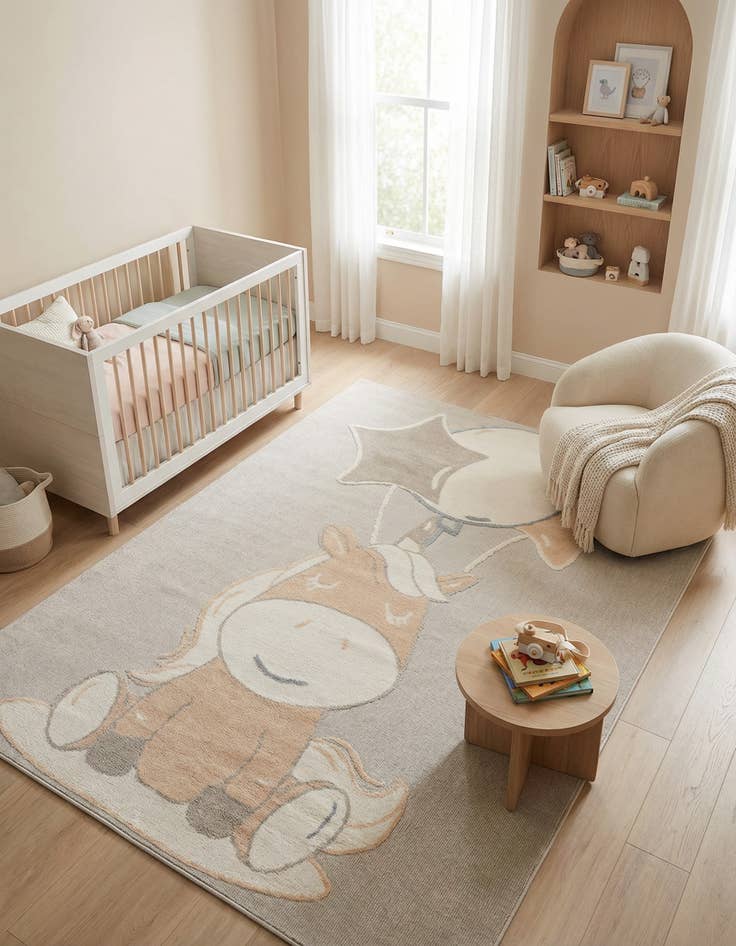 Detail image of 7' 10 x 10' Whimsy Kids Rug
