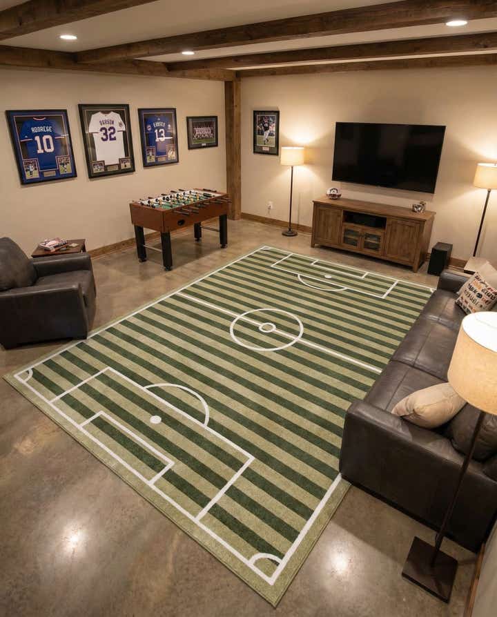 7' 10 x 10' Sports Washable Rug