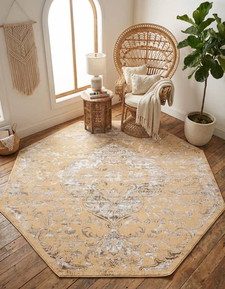 Detail image of 7' 10 x 7' 10 Highbury Octagon Rug