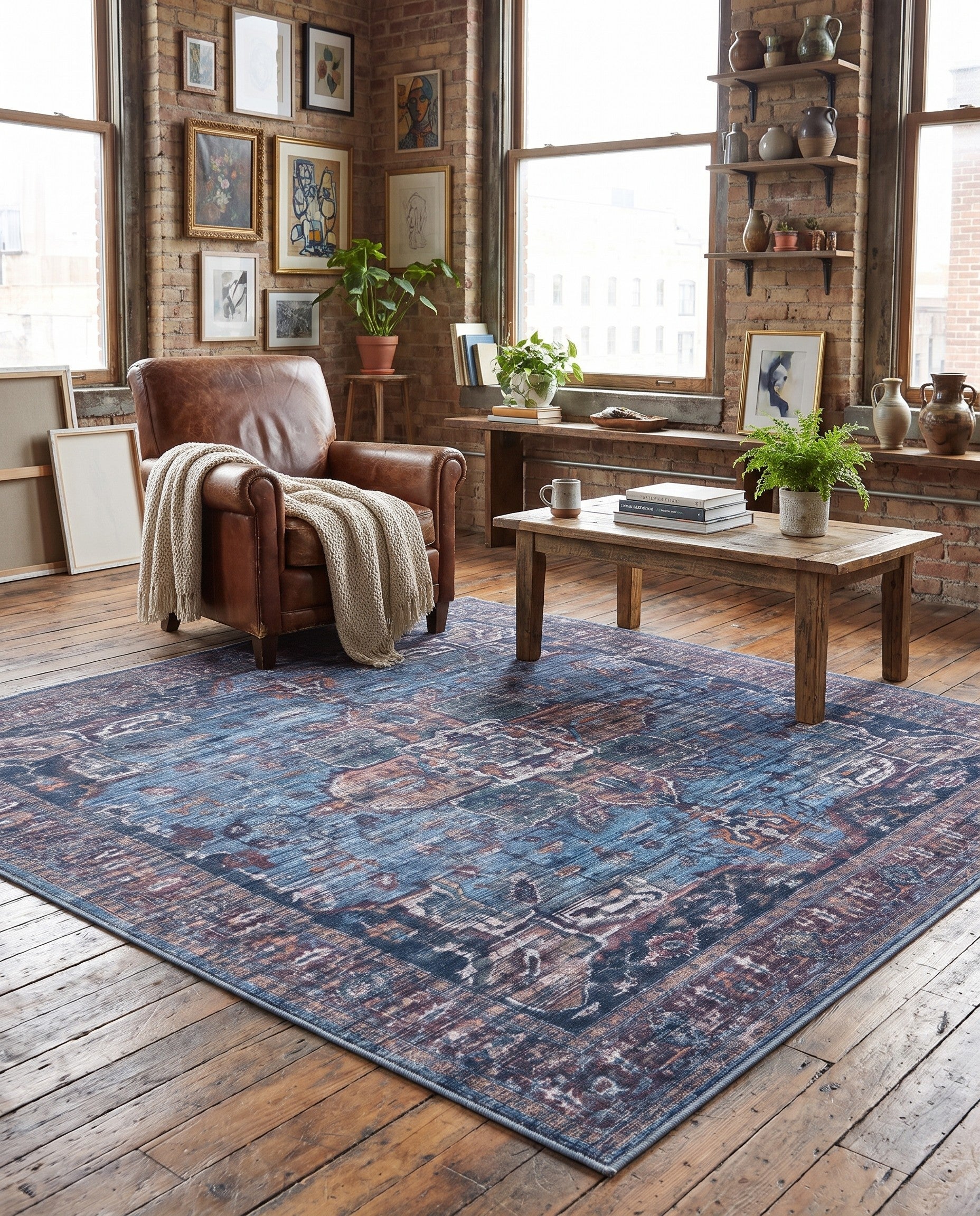 185cm x 185cm Maahru Square Rug