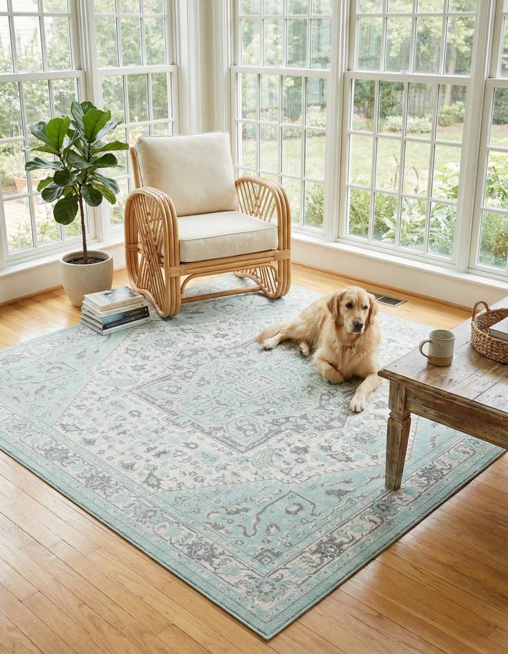 Detail image of 7' 10 x 7' 10 Whitney Square Rug