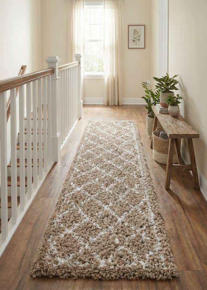 2' 7 x 10' Infinity Shag Runner Rug