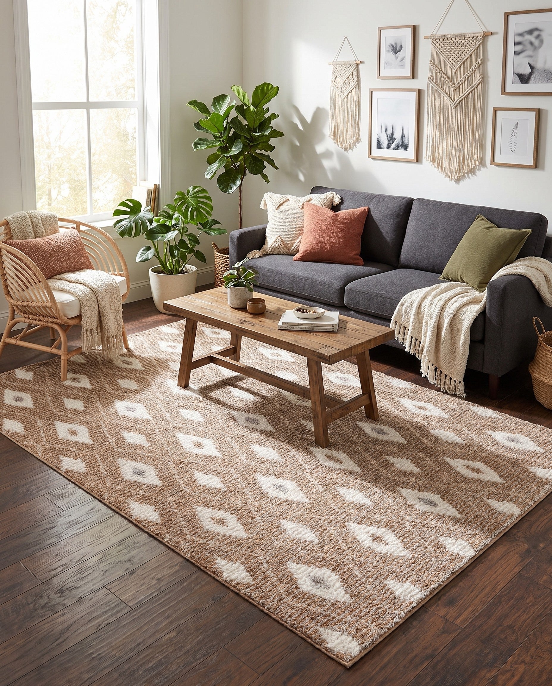 5' 3 x 7' 10 Soft Touch Shag Rug
