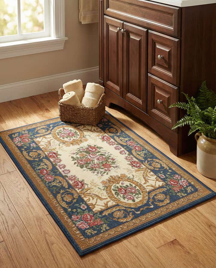 2' x 3' Easy-Clean Traditional Indoor / Outdoor Rug