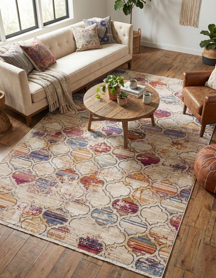 Detail image of 5' 3 x 7' 9 Deepa Rug