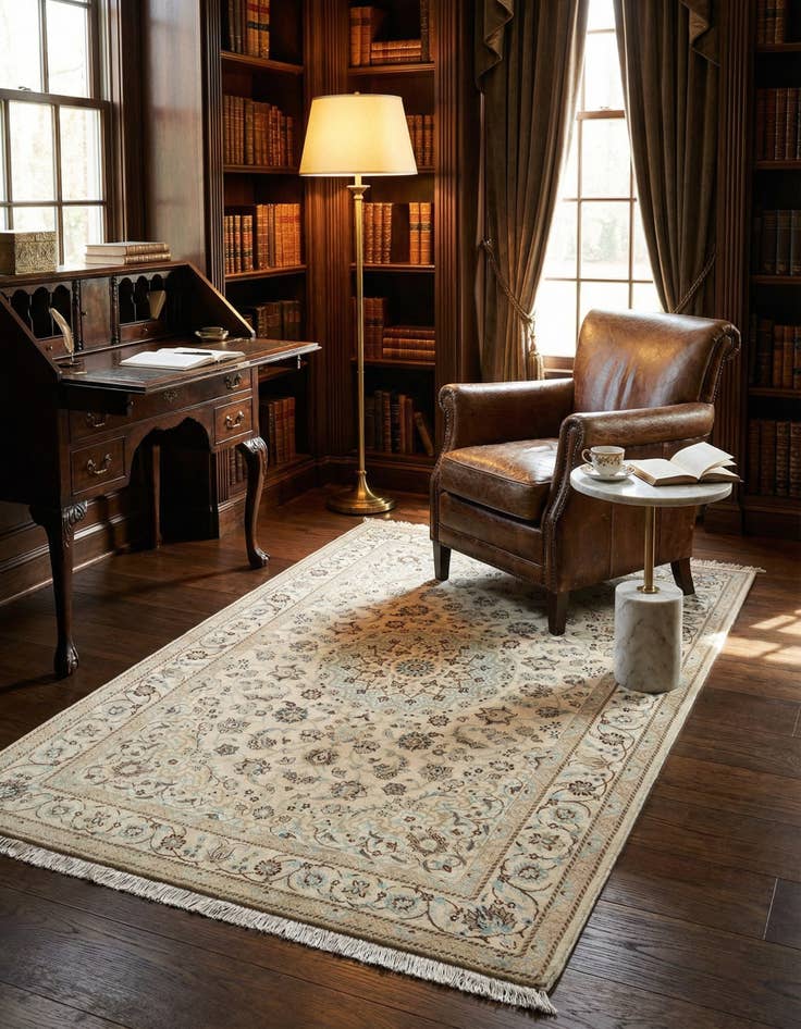 Detail image of 4' 2 x 6' 4 Nain Rug