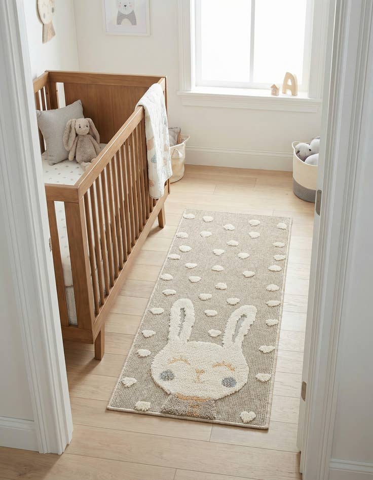 Detail image of 2' x 4' Whimsy Kids Runner Rug