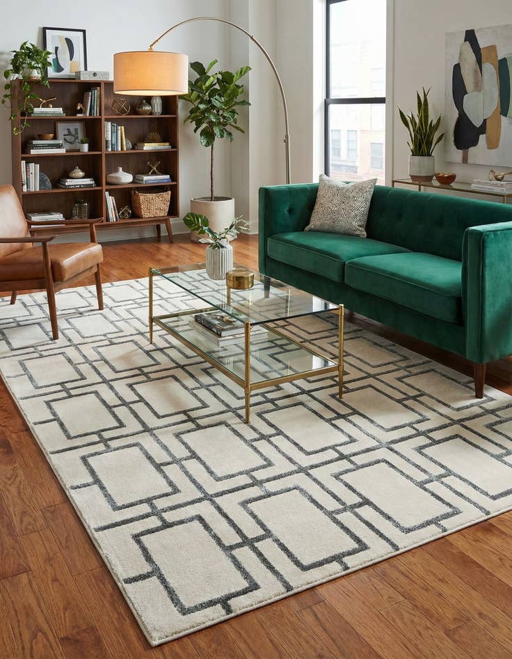 Detail image of 5' 3 x 8' Marilyn Monroe&trade; Glam Deco Rug