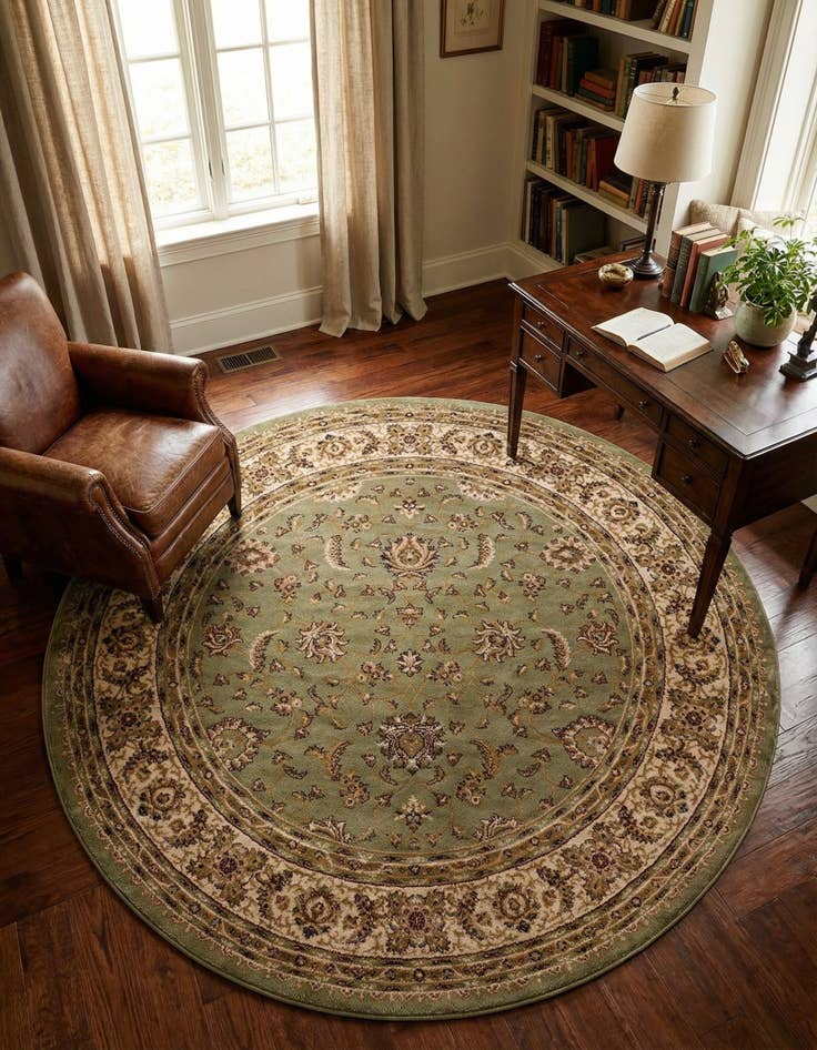 Detail image of 7' 10 x 7' 10 Aditi Round Rug