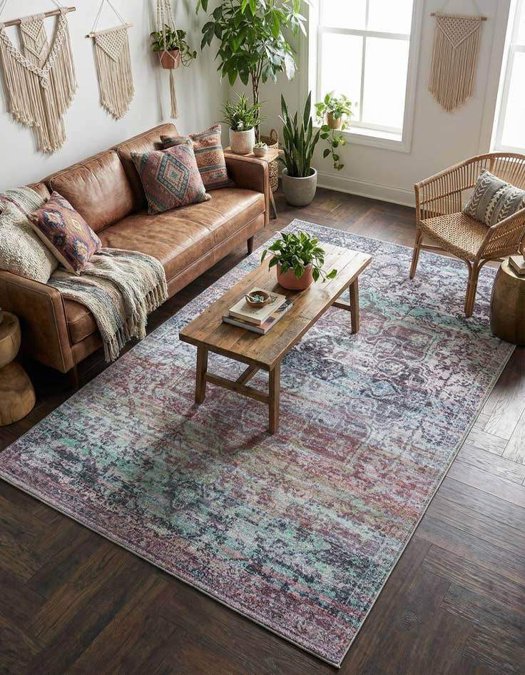 Detail image of 6' x 9' Washable Renaissance Rug