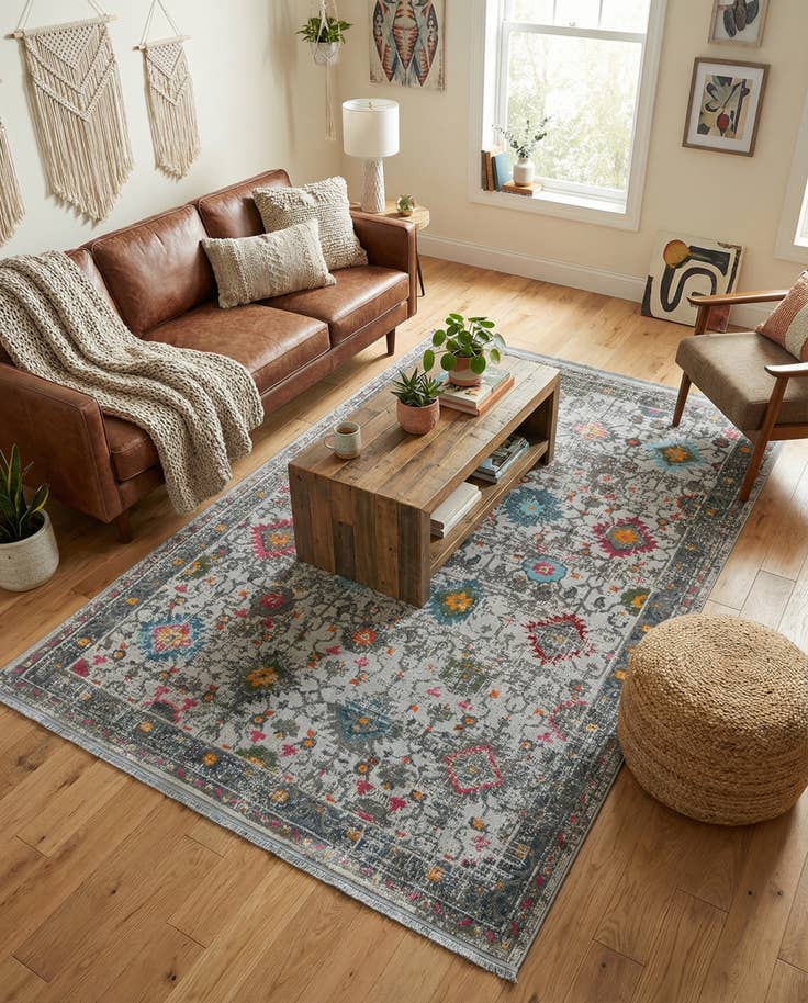 Detail image of 5' 2 x 7' 8 Santiago Rug