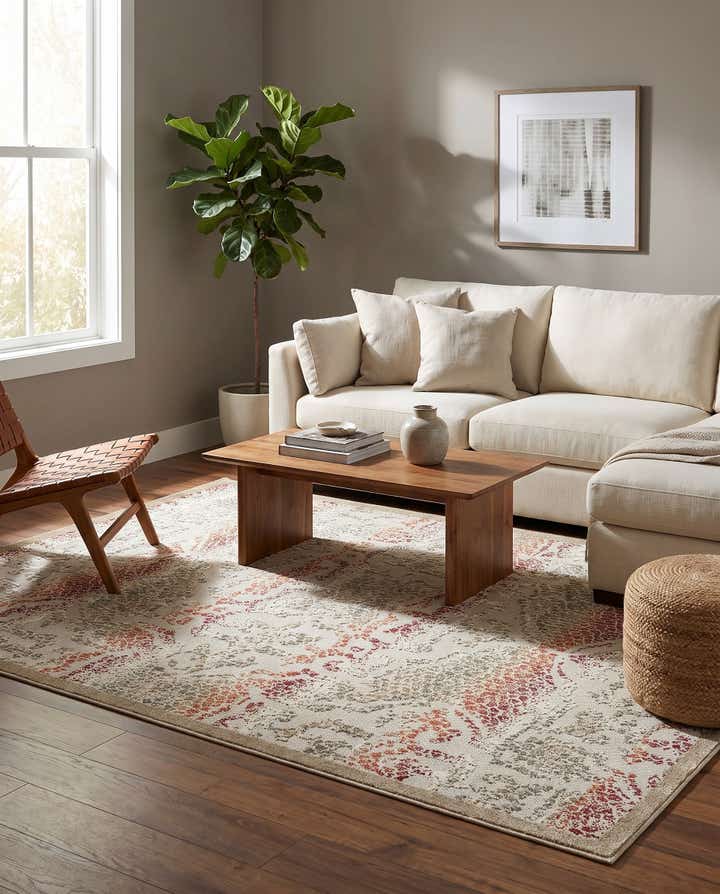 5' x 8' Easy-Clean Modern Indoor / Outdoor Rug