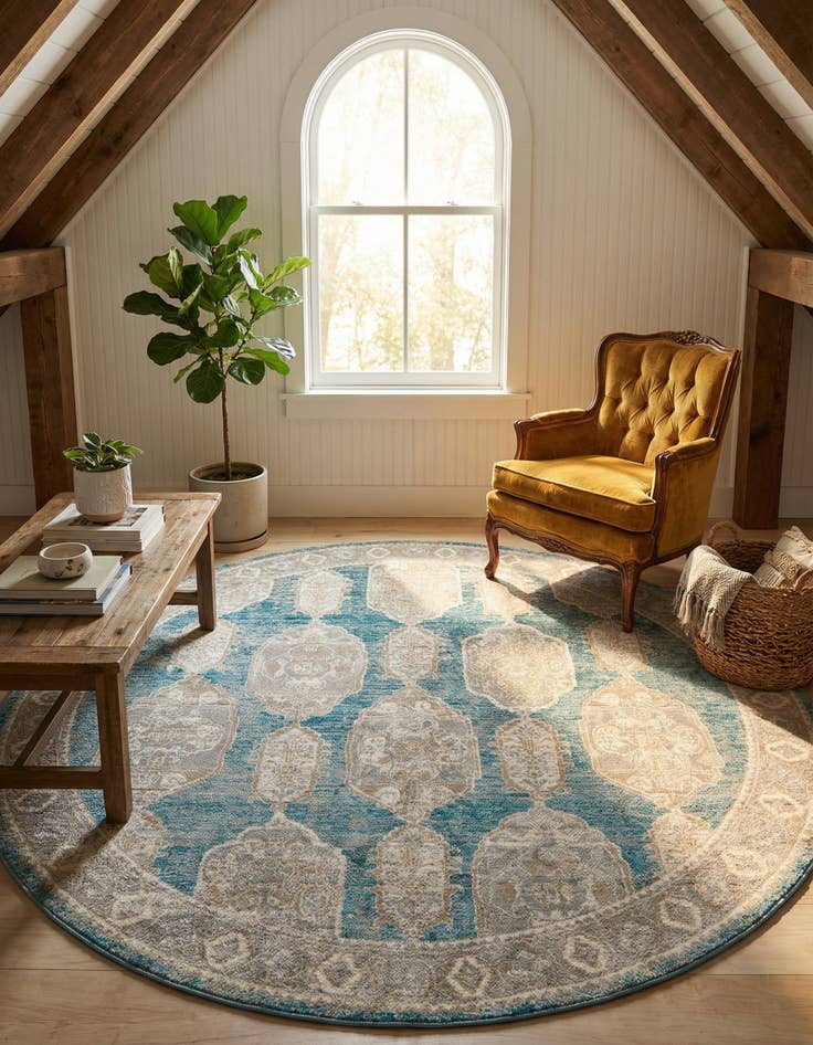 Detail image of 7' 10 x 7' 10 Lola Round Rug