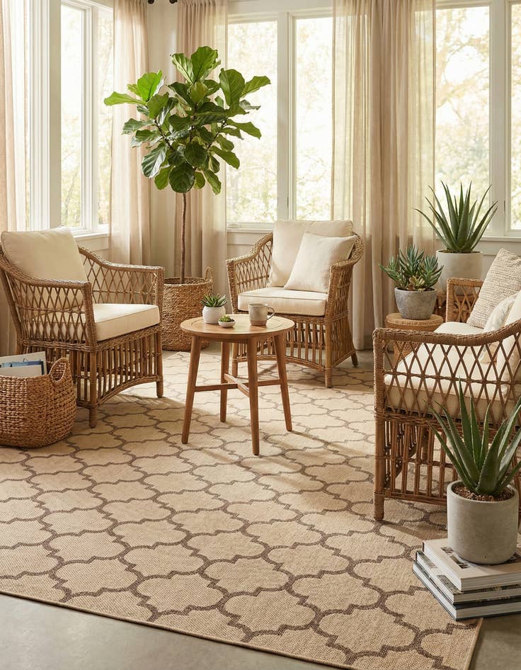 Detail image of  12' 2 x 12' 2 Dunes Square Rug