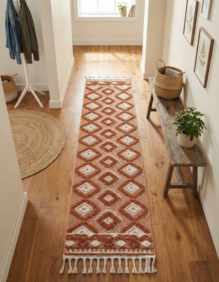 Detail image of  2' x 8' Boho Runner Rug