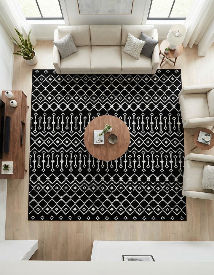 7' 10 x 7' 10 Kasbah Trellis Square Rug