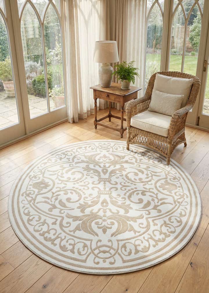 7' 10 x 7' 10 Hermitage Round Rug