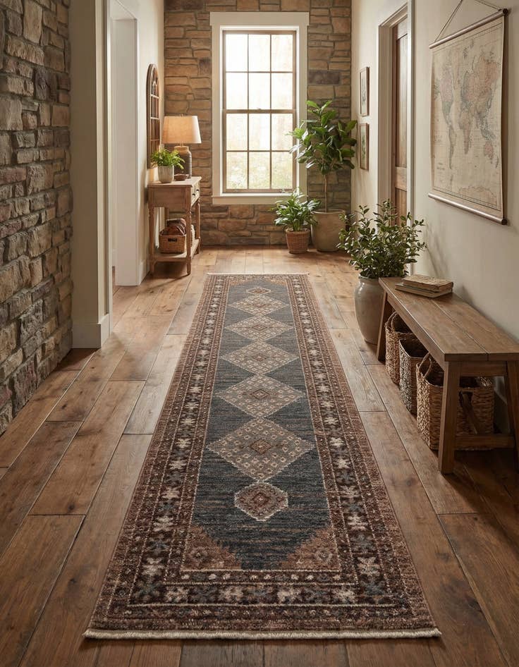 Detail image of 2' 7 x 12' 6 Grand Tradition Rug