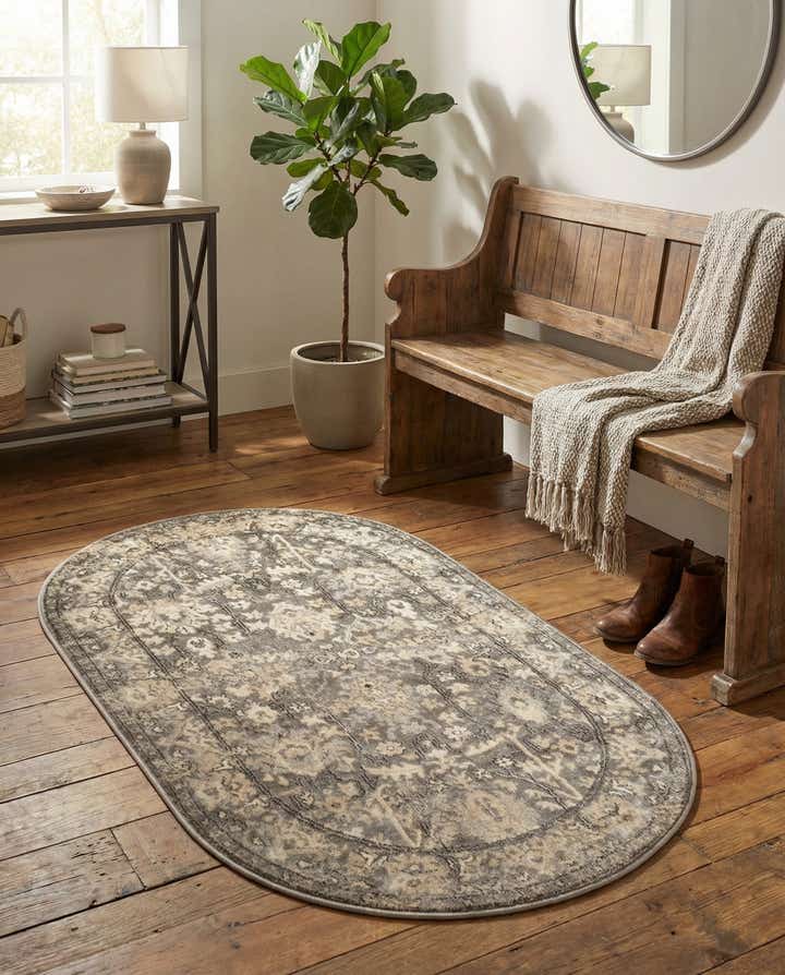 3' 3 x 5' 3 Oregon Oval Rug