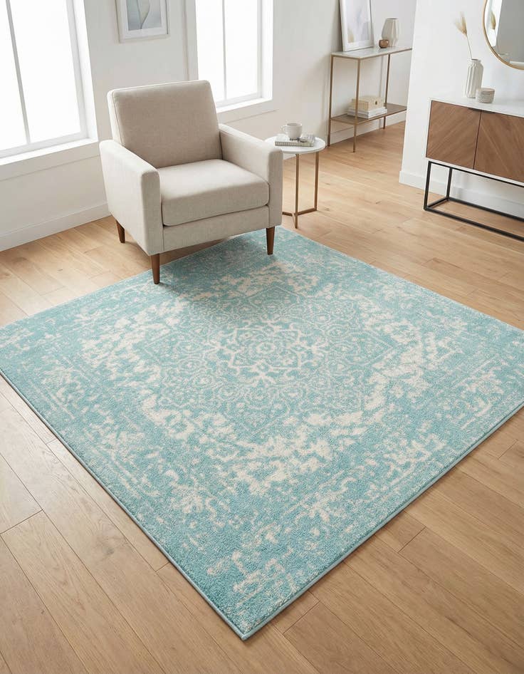 Detail image of 5' 3 x 5' 3 Arlington Square Rug