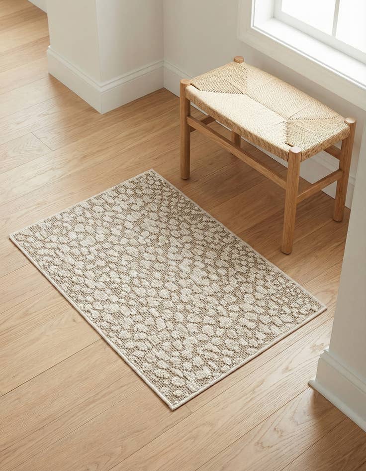 Detail image of 2' x 3' 1  Washable Safari Indoor / Outdoor Rug