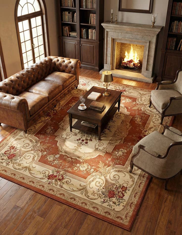 Detail image of 7' 10 x 10' Chateau Rug