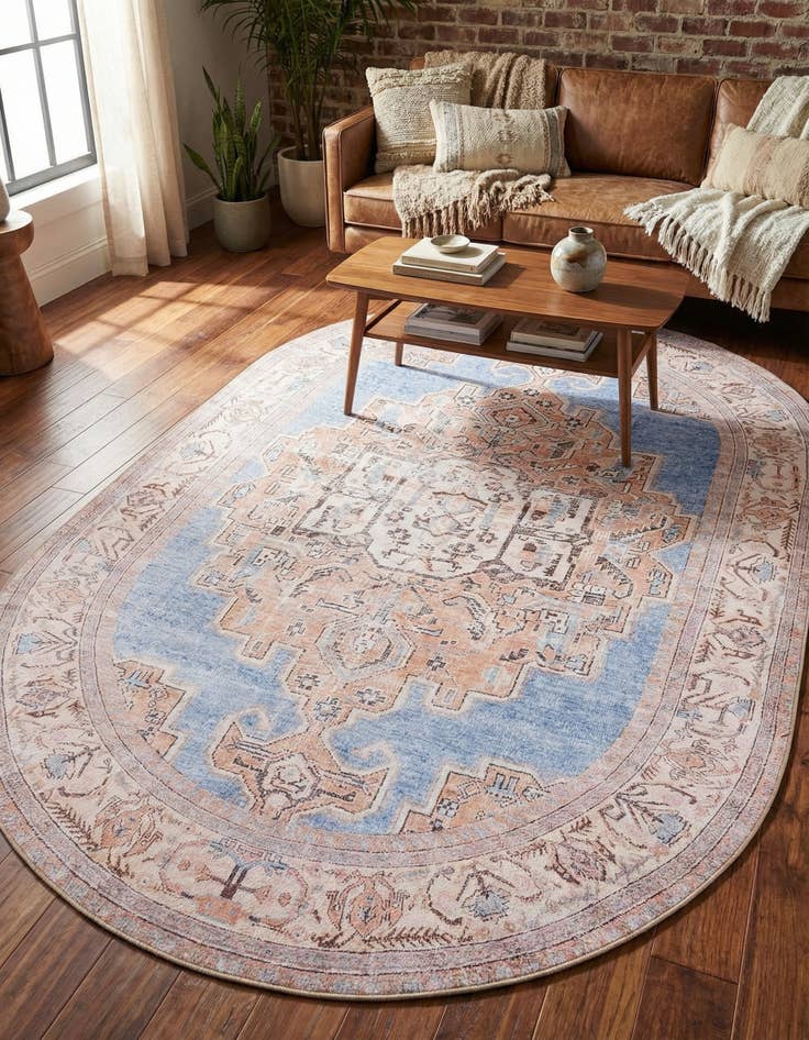 Detail image of 5' x 8' Timeless Oval Rug