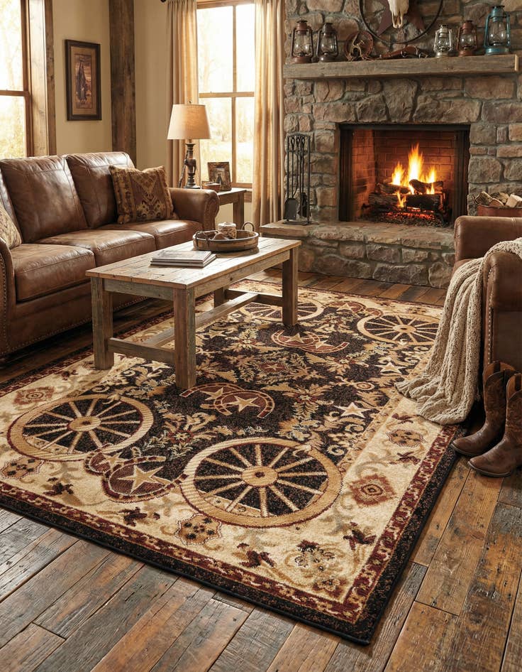 Detail image of 5' 3 x 8' Pioneer Rug