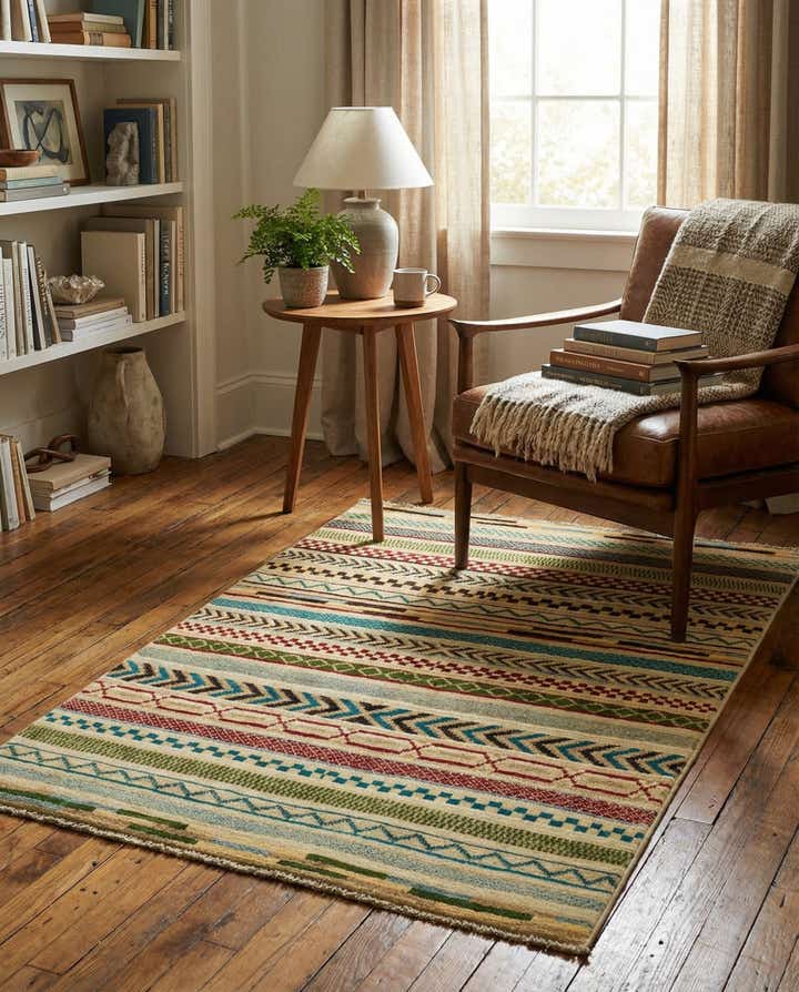 2' 8 x 4' Hand Knotted Modern Ziegler Rug