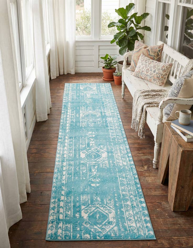 Detail image of 3' 3 x 14' Lennon Runner Rug