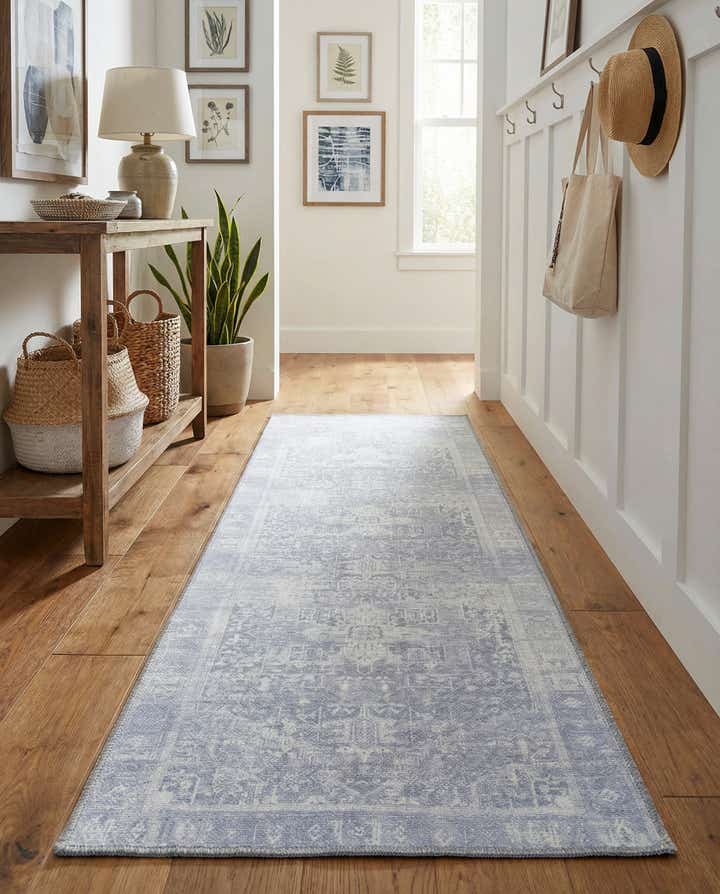 2' x 6' Washable Timeless Runner Rug