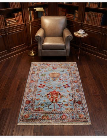 2' 8 x 3' 10 Hand Knotted Ariana Ziegler Rug