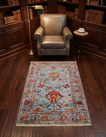 2' 8 x 3' 10 Hand Knotted Ariana Ziegler Rug