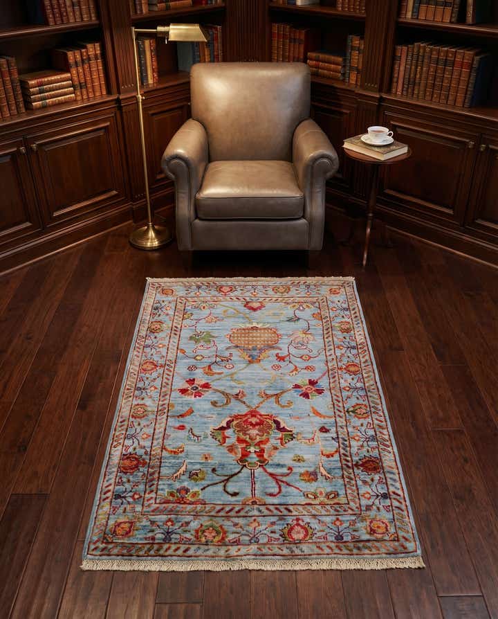 2' 8 x 3' 10 Hand Knotted Ariana Ziegler Rug