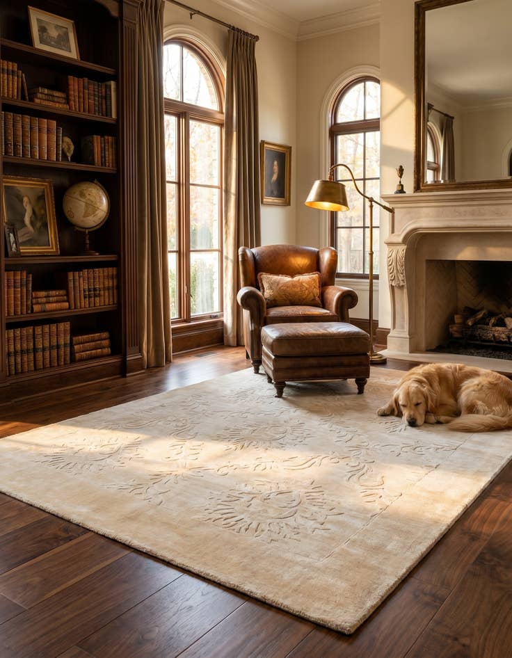 Detail image of 4' 6 x 6' 7 Darya Rug
