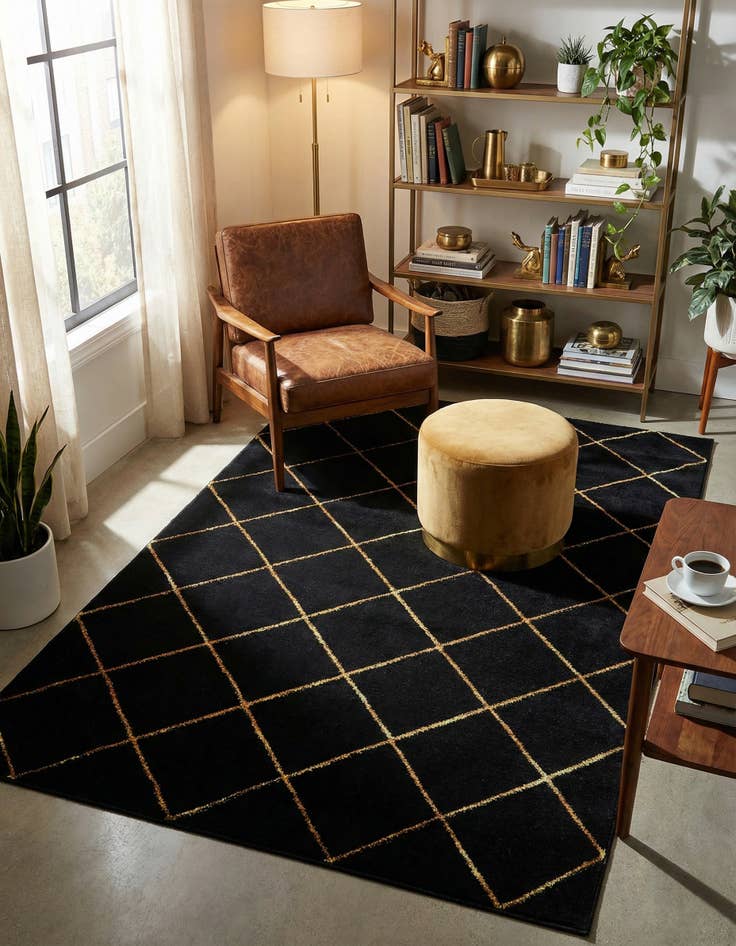 Detail image of 4' x 6' Vogue Geo Rug