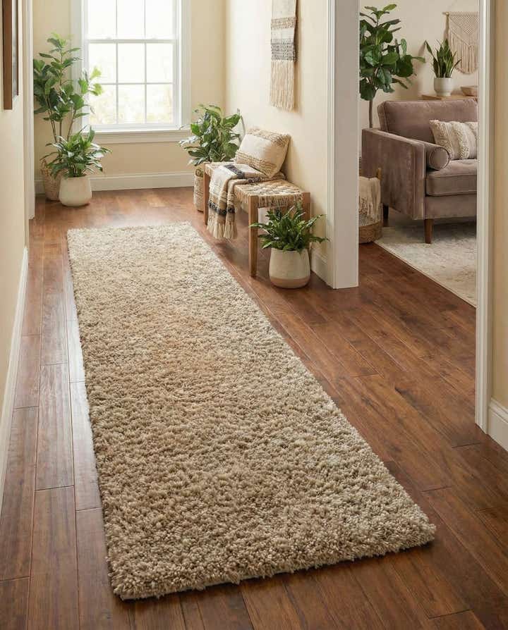 2' 7 x 13' Zermatt Shag Runner Rug