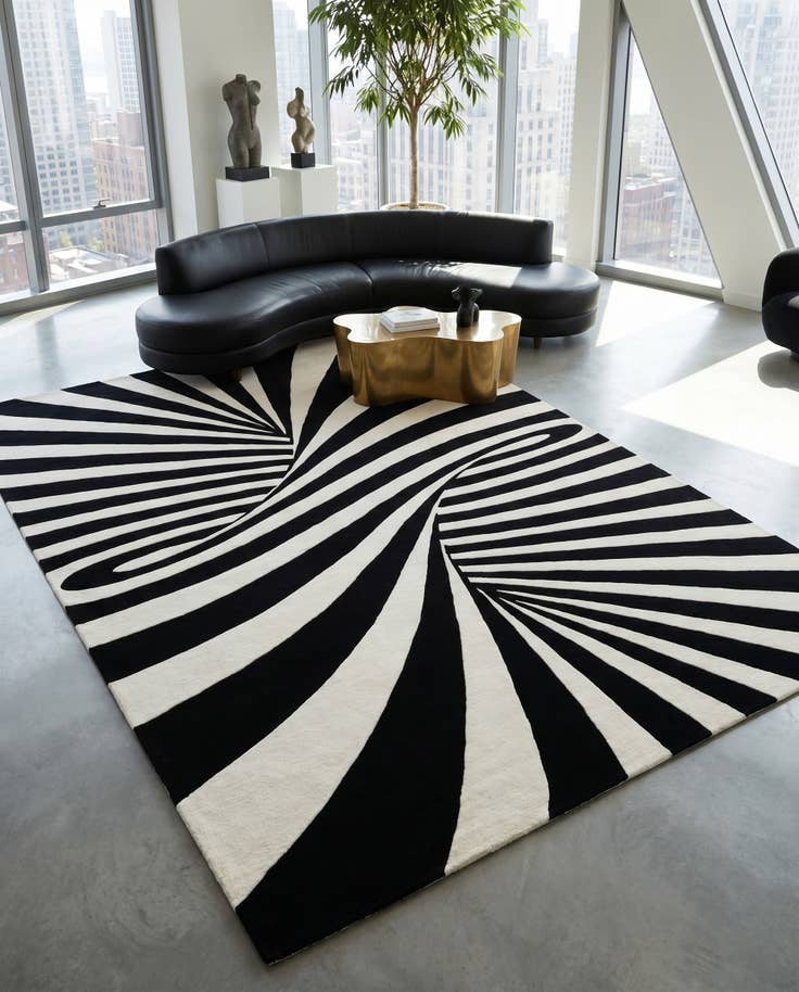 Detail image of 9' x 12' Vortex Wool Rug