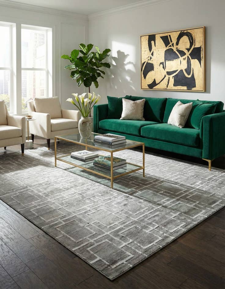 Detail image of 10' x 14'  Marilyn Monroe&trade; Glam Deco Rug