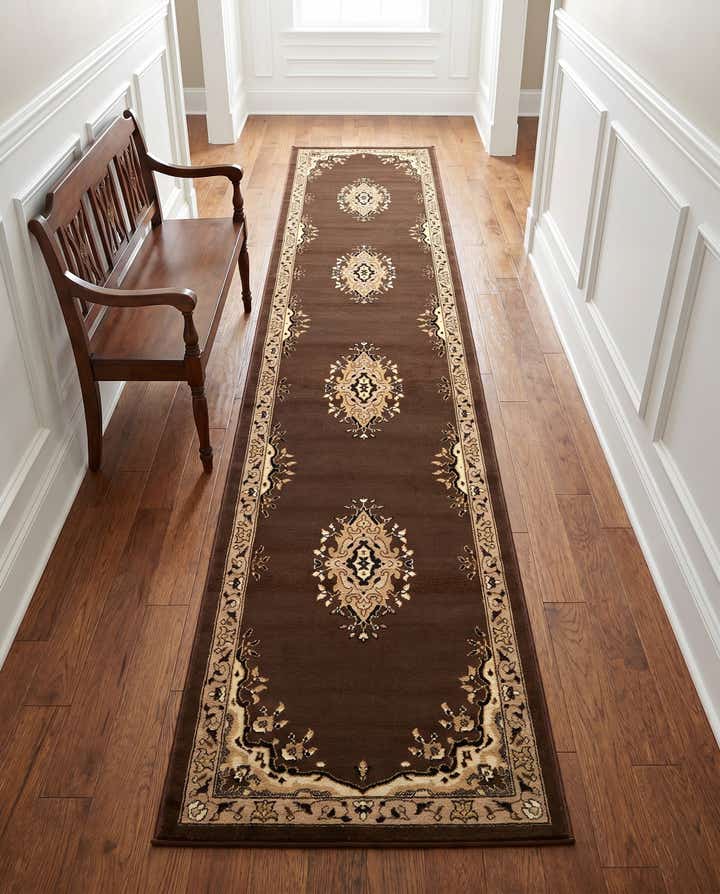 3' x 16' 5 Mashad Design Runner Rug