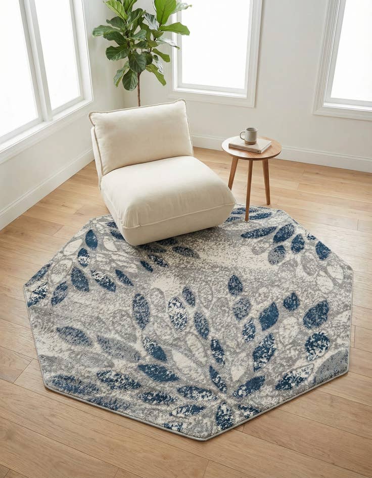 Detail image of 6' x 6' Charleston Octagon Rug