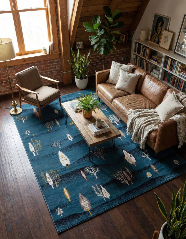 Detail image of 7' 10 x 10' Laguna Rug