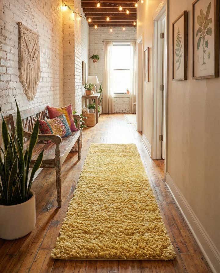 2' 7 x 10' Zermatt Shag Runner Rug